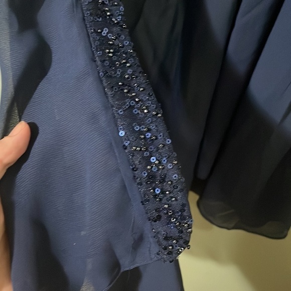 OLEG Cassini Tank and Kimono Set Navy size 16w - Picture 13 of 14